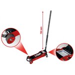 Autotungraud alumiiniumist, SlimPOWER, hüdrauliline, 2 t, KS Tools