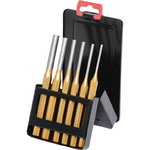 Pin punch set, 6pcs, KS Tools