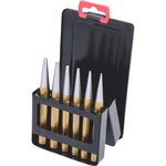 Kūginių išmušėjų komplektas, 6 vnt, metalinėje dėžutėje, KS Tools