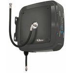 Hose reel for grease, CRO, enclosed reel, 15m gray, Orion