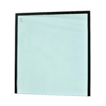 Rear glass, tempered for CAT C/D series backhoe 1996 - 2005, CVA