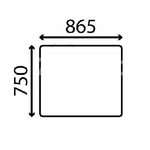 Cab windowpanel, CVA