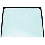 Windshield, upper, laminated for CAT excavators, CVA