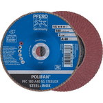 Flap disc SG STEELOX 180mm P40 PFC, Pferd