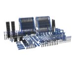 Toolkit 3XL (252pcs) with two trolleys L with drawers, for table Plus, holes 16mm, GPPH S.C.