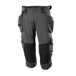 ¾ Length Trousers, holster pockets,Advanced, dark anthracite C64, Mascot