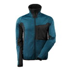Fleece Jumper with zipper Advanced 17103 dark petr./black XL, Mascot