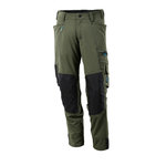 Craftsmens trousers Linares Advanced, moss green 90C50, Mascot