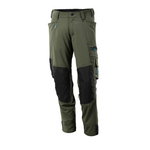 Craftsmens trousers Linares Advanced, moss green 90C62, Mascot