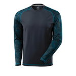 T-Shirt Advanced, T-shirt long-sleeved, dark navy M, Mascot