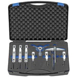 puller set 3-legs and 2-legs, suitcase 1.07/K-1-Se, Gedore
