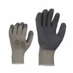 Gloves, latex covered, winter 10