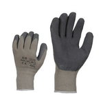 Gloves, latex covered, winter 9
