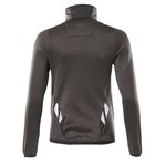 Fleece Jumper with half zip, ladies, dark anthracite/black XS, Mascot