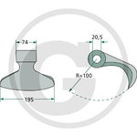 Pruning hammer, Granit