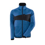 Fleece Jumper with zipper Accelerate, azur/dark navy 5XL, Mascot