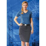 Skirt Accelerate Diamond 55 cm, strets, green C38, Mascot