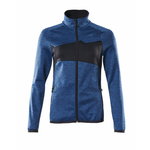 Fleece jumper with zipper ACCELERATE, blue/dark blue 2XL, Mascot