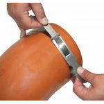 Circumference Rule, inox ø 3450-4720mm, Vögel