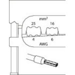Module insert for conductor end-sleeves 16/25mm, Gedore