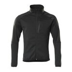 Fleece jumper with zipper Unique, black M, Mascot