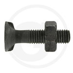 Plough bolt with nut M12x1.75 (25pcs), Granit