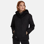 Womens` parka Aruna hooded, black 2XL, Huppa