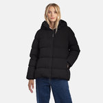 Winter feather parka Nadiin hooded, black L, Huppa
