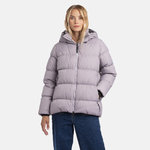 Winter feather parka Nadiin hooded, light purple M, Huppa