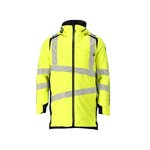 Hi. vis winterjacket parka, CL3, yellow/dark navy XL, Mascot