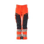 Hi-vis bikses Accelerate Safe, CL2, sarkans/tumši zils 82C42, Mascot