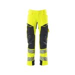 Trousers 19079 stretch, hi-vis CL2, yellow/dark navy 82C48, Mascot