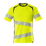 Hi-vis T-krekls Accelerate Safe, CL2, dzeltens/melns, 2XL, Mascot