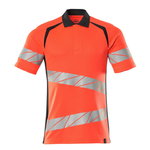 Polo Accelerate Safe hi-vis CL2, red/navy L, Mascot