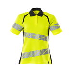 Polo Accelerate Safe ladies, hi-vis CL2 yellow/black 2XL, Mascot