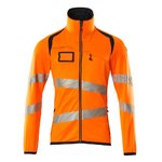 Fleece jumper Accelerate safe, hi-vis CL2, orange/navy M, Mascot