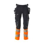 Trousers Accelerate 19131 hi-vis CL1, navy/orange 82C54, Mascot
