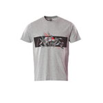 T-krekls Accelerate Safe, pelēks/Hi-vis sarkans, 3XL, Mascot