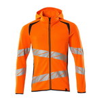 Hi-vis jaka Accelerate Safe, ar rāvējslēdzēju, CL3, oranža/t 3XL, Mascot