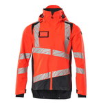 Outer shell Jacket Accelerate Safe CL3, red/dark navy 2XL, Mascot