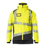 Hi. vis winterjacket Accelerate Safe, CL3, yellow/dark navy 2XL, Mascot