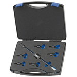 Set of threaded inserts with slide hammer 200 g, 7 pcs, Gedore