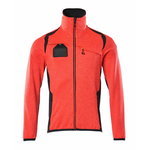 Fleece jumper with zipper Accelerate Safe, red/navy L, Mascot