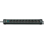 Premium-Line extension socket 10-way black 3m H05VV-F 3G1,5, Brennenstuhl