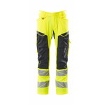 Trousers 19579 stretch zones, hi-vis CL2, yellow/navy 82C56, Mascot