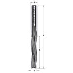 Spiral bit Downcut with chipbreaker HWM Z3R 12x52x100 S=12 RH, CMT