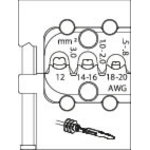 Module insert for lamellar contacts 8140-20, Gedore