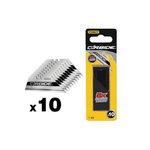 Trapezoid blades CARBIDE 10pc, Stanley