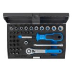 Socket set 1/4" 37 pcs UD-IN-IS-PH-PZ-TX, Gedore