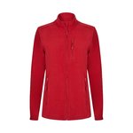 Fleece jacket 201502, women`s long zipper, red M, VELILLA